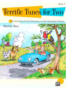 玛莎·米尔 Terrific Tunes 13首激动人心的钢琴二重奏乐谱集  初、中、高级难度-云音圈