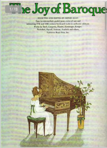 《巴洛克的欢乐》 Denes Agay改编44首钢琴独奏曲集-云音圈