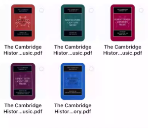 剑桥音乐史 共5册-云音圈