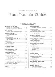 写给孩子们的四手联弹乐谱集-云音圈