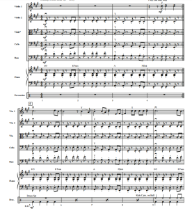 生命万岁 酷玩乐队 Viva la Vida 弦乐团+钢琴3.5级 总谱+分谱  有试听-云音圈