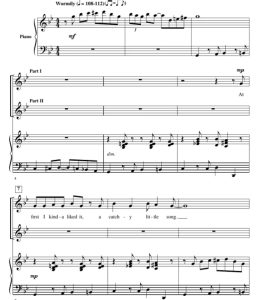 耳虫 爵士风格 二声部童声 合唱 伴奏音频  有试听-云音圈