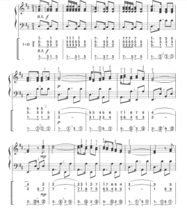 鸽子 手风琴独奏 简线谱  有试听-云音圈