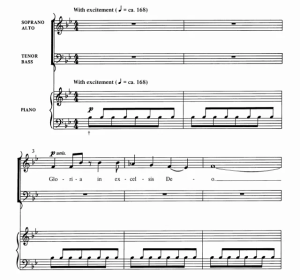 A Festive Gloria 阿特豪斯版 合唱 混声SATB SAB 伴奏音频-云音圈