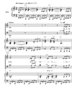 Cow-Cow Boogie 科比肖版 爵士合唱 混声SATB SAB 童声女声SSA 伴奏音频-云音圈