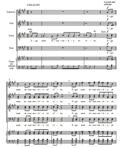 Ego Sum Resurrectio Et Vita 阿卡贝拉 SSAATTBB 八声部无伴奏混声 合唱线谱  有试听-云音圈