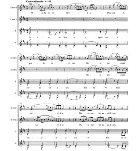 Esenvalds《O Salutaris Hostia》阿卡贝拉 SSAA 四声部无伴奏童声女声  有试听-云音圈