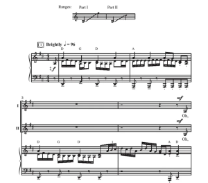 Fiddlin' Jamboree SA 二声部童声女声 合唱线谱  有试听-云音圈