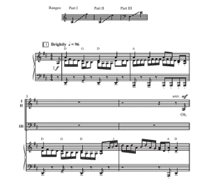Fiddlin' Jamboree SAB 三声部混声 合唱线谱 有试听-云音圈