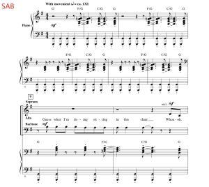 Invisible 洛耶斯基版 SAB 三声部混声 流行合唱线谱 有试听-云音圈