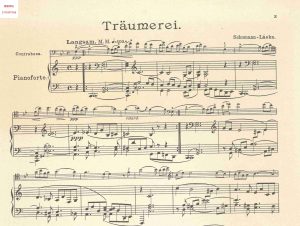 梦幻曲  舒曼  低音提琴钢琴总分谱-云音圈