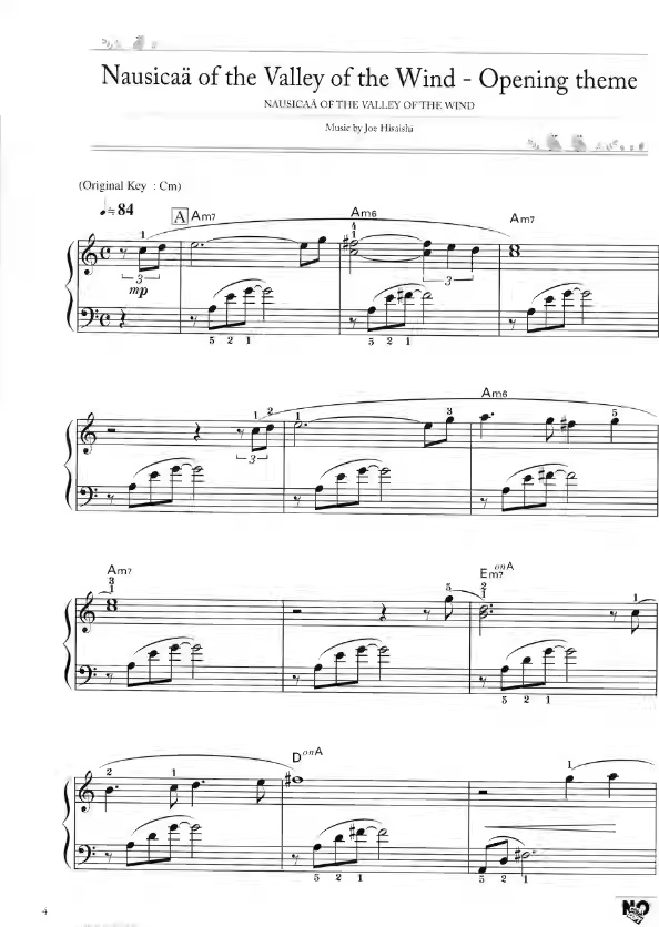 图片[3]-吉卜力钢琴简易独奏曲集