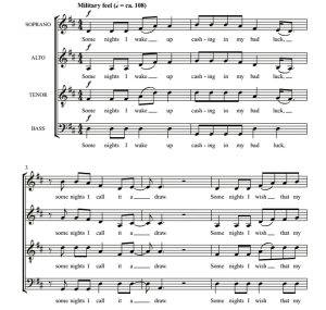 Some Nights 阿卡贝拉 贝克版 SATB 四声部混声 流行合唱线谱  有试听-云音圈