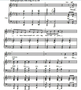 Still I Rise 鲍威尔版 爵士风格 合唱 混声SATB 童声女声SSAA 伴奏音频-云音圈