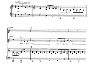 伯利恒男孩 Bethlehem Boy SA 二声部童声女声 合唱线谱 有试听-云音圈