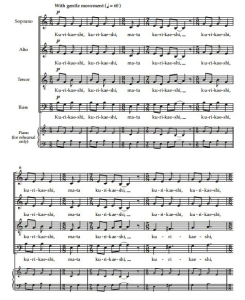 再一次 Again, Again 阿卡贝拉 SATB 四声部无伴奏混声 合唱线谱  有试听-云音圈