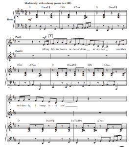 冰雪奇缘 Love Is An Open Door SA 二声部童声女声 合唱线谱 有试听-云音圈