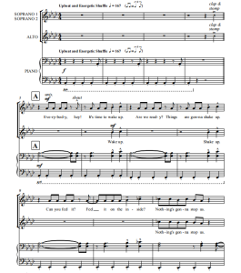 决定瞬间 SSA 三声部童声女声 合唱线谱 有试听-云音圈