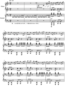 加勒比海盗 高级改编版 四手联弹谱 有试听-云音圈