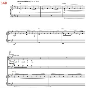 十三个原因 Lovely 布莱默版 流行合唱 混声SATB SAB 童声女声SSA 伴奏分谱-云音圈