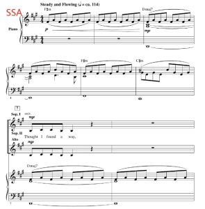 十三个原因 Lovely 布莱默版 SSA 三声部童声女声 流行合唱线谱 有试听-云音圈