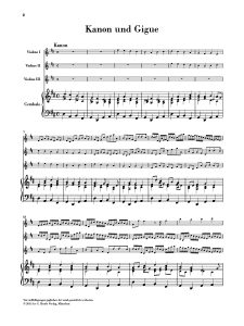 卡农  三小提琴钢琴总分谱-云音圈