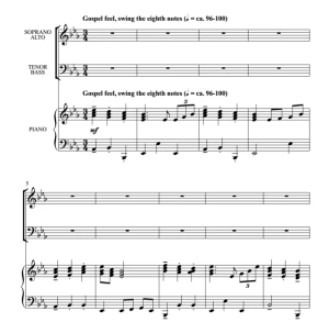 和平之福音歌 A Gospel Song of Peace 阿尔布雷克特版 SATB 四声部混声 合唱线谱 有试听-云音圈