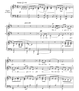 商品为SA 二声部童声女声合唱线谱  回忆里的圣母颂 Ave Maria In Memoriam  有试听-云音圈