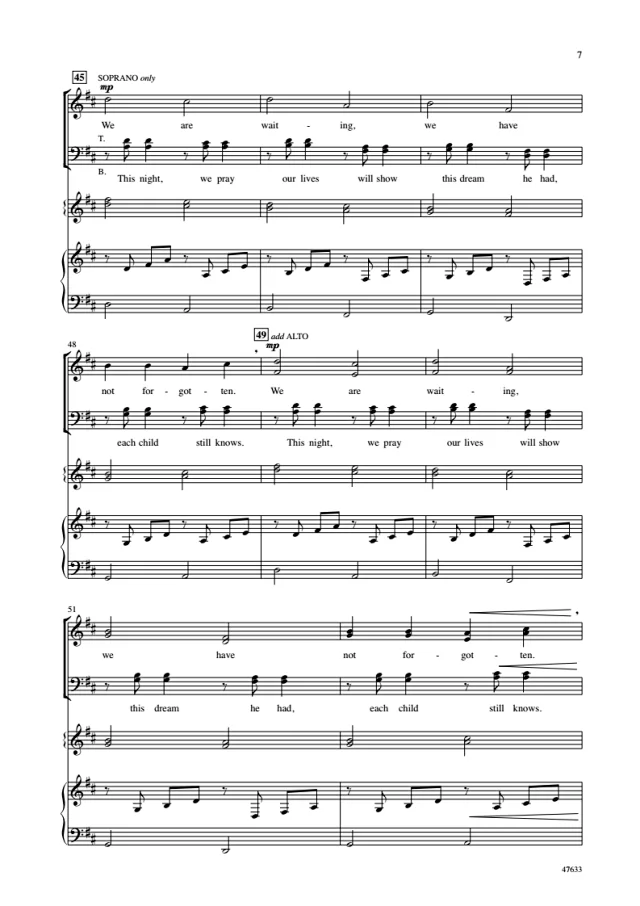图片[2]-圣诞卡农 贝克版 SATB 四声部混声 钢琴四手联弹伴奏 合唱线谱 有试听