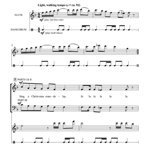 圣诞回旋曲 A Christmas Roundelay 阿卡贝拉 SAB 三声部混声 合唱线谱 有试听-云音圈