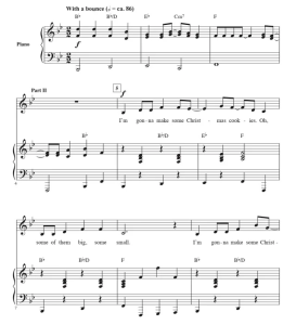 圣诞曲奇 Christmas Cookies 米勒版 二部或三部童声女声+钢琴 合唱 伴奏音频-云音圈