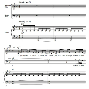 奥利维亚.罗德里戈 drivers license 布莱默版 SATB 四声部混声 流行合唱线谱 有试听-云音圈