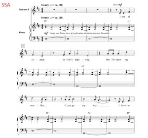 孤女 Orphan Girl SSA 三声部童声女声+钢琴 合唱 伴奏音频-云音圈