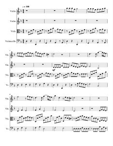 眺望你的路途  弦乐四重奏总分谱  有试听-云音圈