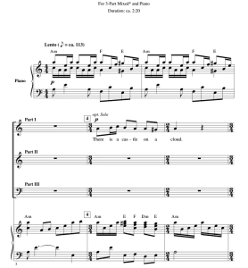 悲惨世界 Castle On A Cloud 赫夫版 SAB 三声部混声 合唱线谱 有试听-云音圈