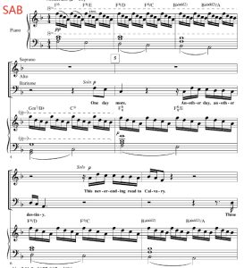 悲惨世界 One Day More 布莱默版 SAB 三声部混声 合唱线谱 有试听-云音圈