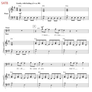 披头士 Now And Then 比林斯利版 流行合唱 混声SATB SAB 童声女声SA 伴奏音频-云音圈