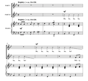 旺卡的欢迎之歌 Wonka's Welcome Song 贝克版 SA 二声部童声女声+钢琴 合唱线谱  有试听-云音圈