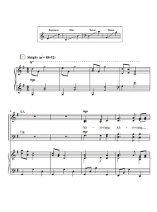 朝鲜民歌 阿里郎 Ahrirang 施勒姆版 SATB 四声部混声 合唱线谱 有试听-云音圈