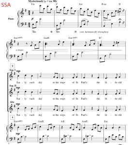 欢乐满人间 Feed the Birds 米勒版 合唱 混声SAB 童声女声SSA 伴奏音频-云音圈