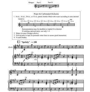 流行饮料瓶舞会 Pop Bottle Hoedown 齐唱或二部童声女声+钢琴 合唱线谱  有试听-云音圈