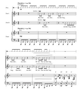 爱尔兰民歌 Rattlin' Bog 米勒版 SA 二声部童声女声 流行合唱线谱 有试听-云音圈