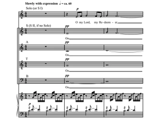 商品为SATB 四声部合唱线谱  祈祷 Prayer 斯佩伐克版 混声合唱谱  有试听-云音圈