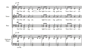 秋天 Autumn 耶罗版 阿卡贝拉 SATB 四声部无伴奏混声合唱线谱  有试听-云音圈