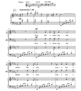 科罗拉多栈道 Colorado Trail 斯佩伐克版 SAB 三声部混声 合唱线谱  有试听-云音圈