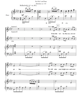 红河忆 Red River Memories 合唱 混声SATB 童声女声SSA 伴奏音频-云音圈