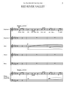 商品为SSATB合唱线谱  红河谷 Red River Valley 杜马版 阿卡贝拉  五声部无伴奏混声   有试听-云音圈