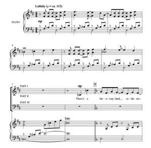 苏斯音乐剧 Solla Sollew 贝克版 SAB 三声部混声 合唱线谱  有试听-云音圈