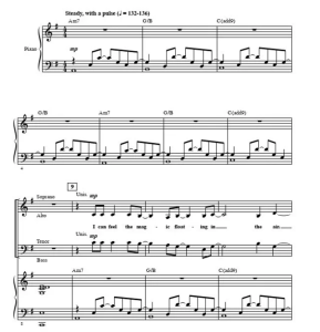 菲丝.希尔 Breathe 布莱默版 SATB 四声部混声 流行合唱线谱 有试听-云音圈