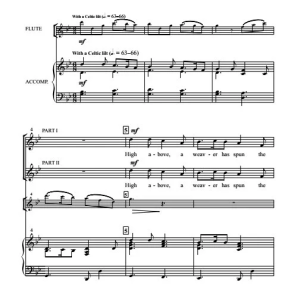 雪花舞 Snowflakes Dance 施勒姆版 二声部童声女声+钢琴 合唱 伴奏音频-云音圈